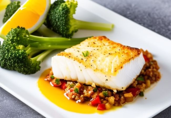 baked cod with garlic and basil